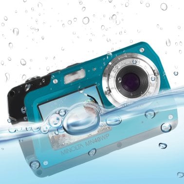 Minolta® 48.0-Megapixel Waterproof Digital Camera (Blue)