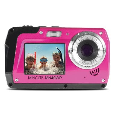 Minolta® 48.0-Megapixel Waterproof Digital Camera (Pink)