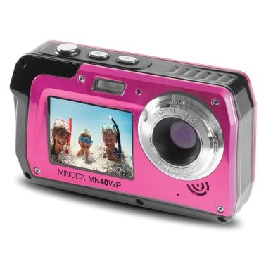 Minolta® 48.0-Megapixel Waterproof Digital Camera (Pink)