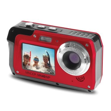 Minolta® 48.0-Megapixel Waterproof Digital Camera (Red)