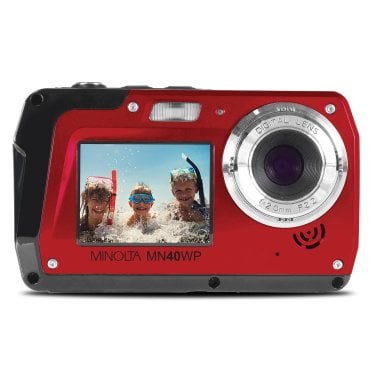 Minolta® 48.0-Megapixel Waterproof Digital Camera (Red)