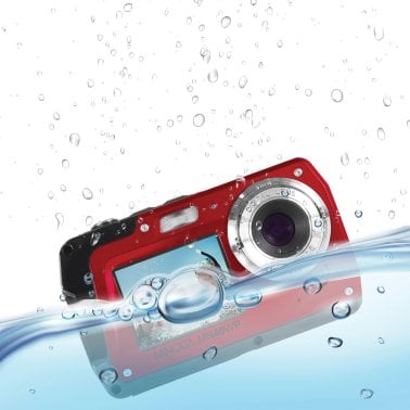 Minolta® 48.0-Megapixel Waterproof Digital Camera (Red)