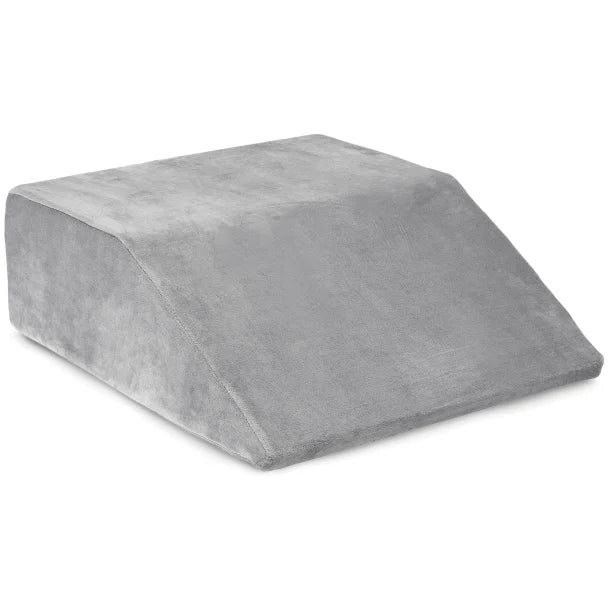 AllSett Health® Leg-Elevation Wedge Memory Foam Pillow (Gray)