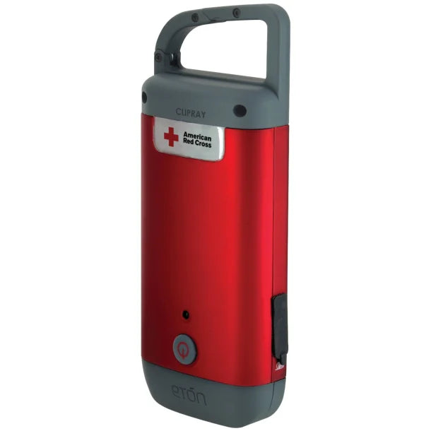 Eton® American Red Cross® Clipray Clip-on Flashlight and Charger