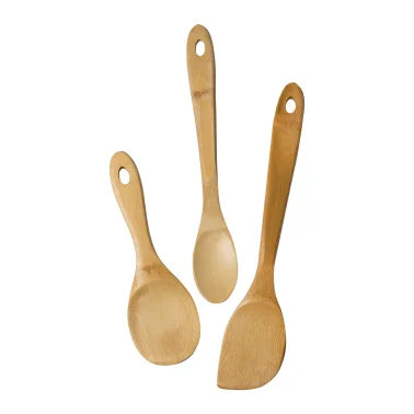 Joyce Chen® Burnished Bamboo Wok Utensils, 3-Piece Set