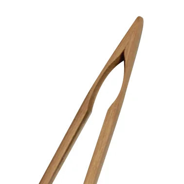 Joyce Chen® Burnished Bamboo Toaster Tongs, 6.5-In.