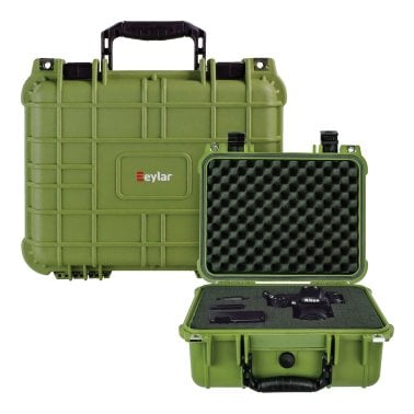 Eylar® SA00001 Standard Waterproof and Shockproof Gear Hard Case with Foam Insert (Green)