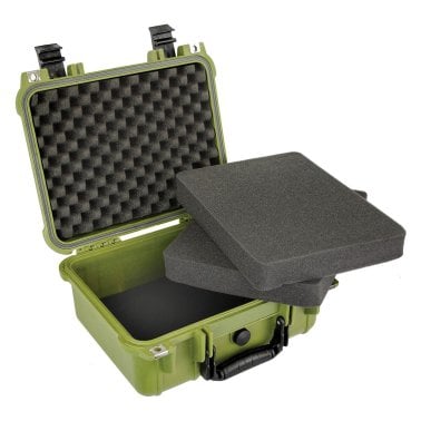 Eylar® SA00001 Standard Waterproof and Shockproof Gear Hard Case with Foam Insert (Green)