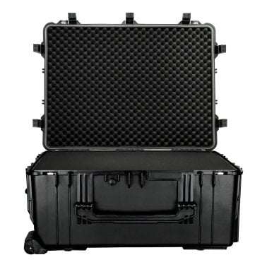 Eylar® SA00007 XXL Waterproof and Shockproof Gear Hard Transport Roller Case with Foam Insert, Black