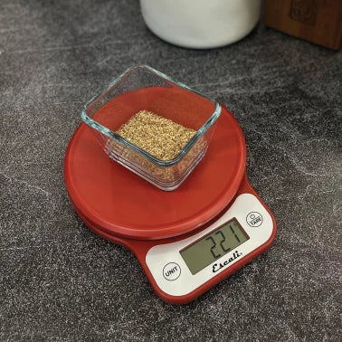 Escali® Telero 13.2-Lb.-Capacity Digital Kitchen Scale (Red)