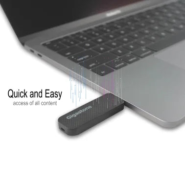 Gigastone® Z30 USB 3.0 Retractable Flash Drive (128 GB)
