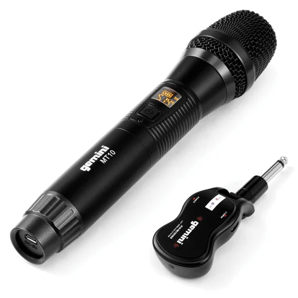 Gemini® GMU-M100 UHF Single Wireless Microphone System