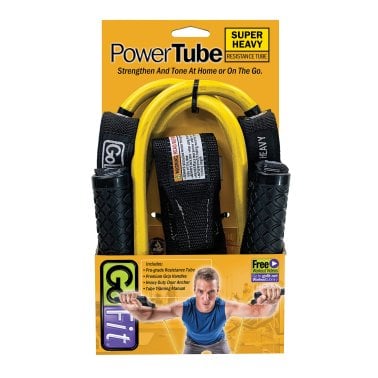 GoFit® Pro-Grade Power Resistance Tube with Handles (Yellow)