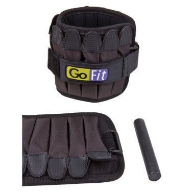 GoFit® 5-Pound Pair of Padded Pro Ankle Weights