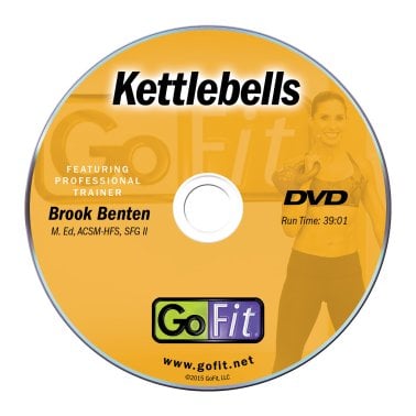 GoFit® 7-Lb. Contour Kettlebell with DVD, Purple