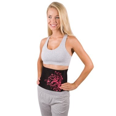 GoFit® Pink Neoprene Waist Trimmer (Medium)