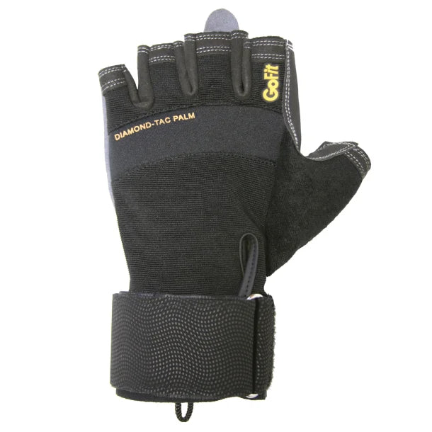 GoFit® Diamond-Tac Wrist-Wrap Gloves (Medium)