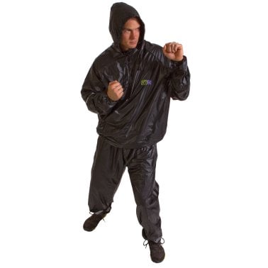 GoFit® 2-Piece Hooded Sweat Suit (Small/Medium)