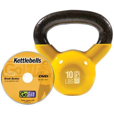 GoFit® Kettlebell with DVD (10 Lbs.)