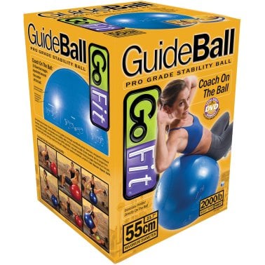 GoFit® Pro Grade Stability Guide Ball with Pump (55cm; Blue)