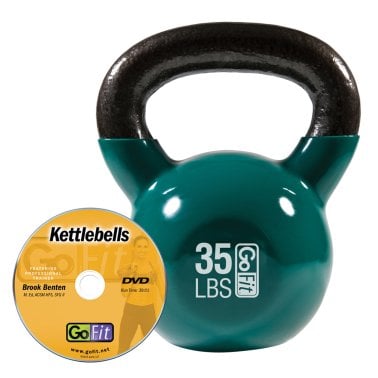 GoFit® Kettlebell with DVD (35 Lbs.)