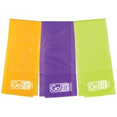 GoFit® Latex-Free Flat Bands Set