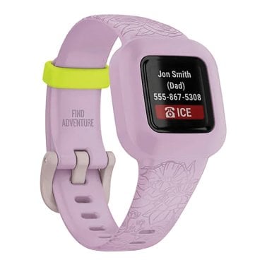 Garmin® vívofit® jr. 3 Fitness Tracker (Lilac Floral)