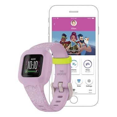 Garmin® vívofit® jr. 3 Fitness Tracker (Lilac Floral)