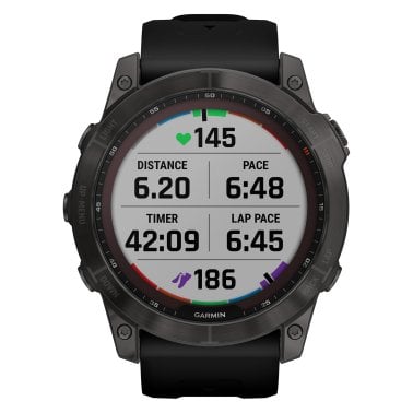 Garmin® fēnix® 7X Sapphire Solar Multisport GPS Watch (Carbon Gray)