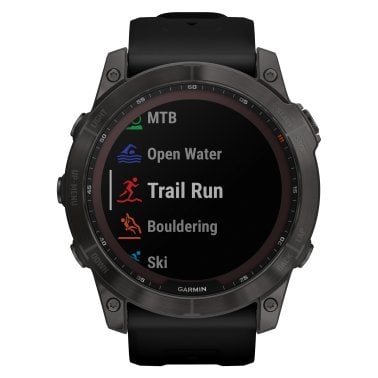 Garmin® fēnix® 7X Sapphire Solar Multisport GPS Watch (Carbon Gray)