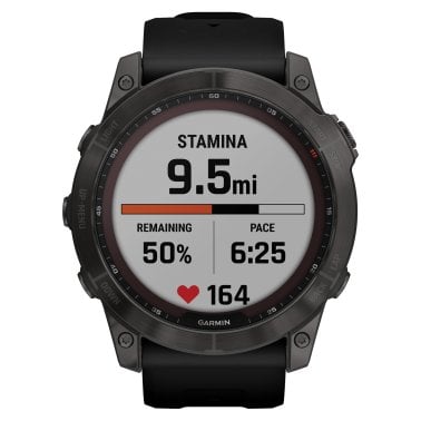 Garmin® fēnix® 7X Sapphire Solar Multisport GPS Watch (Carbon Gray)