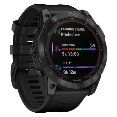 Garmin® fēnix® 7X Sapphire Solar Multisport GPS Watch (Black)