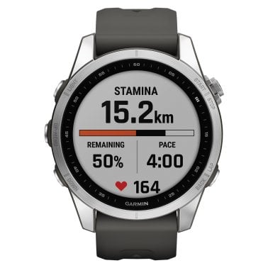 Garmin® fēnix® 7S Multisport GPS Smartwatch (Silver/Graphite)