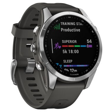 Garmin® fēnix® 7S Multisport GPS Smartwatch (Silver/Graphite)