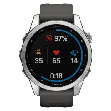 Garmin® fēnix® 7S Multisport GPS Smartwatch (Silver/Graphite)