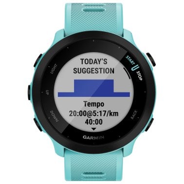 Garmin® Forerunner® 55 Running Watch (Aqua)