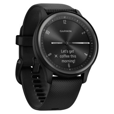 Garmin® vívomove® Sport Smartwatch with Silicone Band (Black)