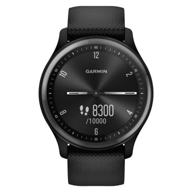 Garmin® vívomove® Sport Smartwatch with Silicone Band (Black)