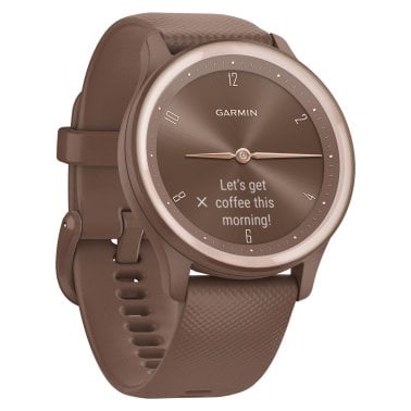 Garmin® vívomove® Sport Smartwatch with Silicone Band (Cocoa)