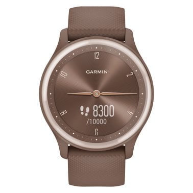 Garmin® vívomove® Sport Smartwatch with Silicone Band (Cocoa)