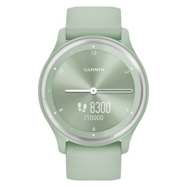 Garmin® vívomove® Sport Smartwatch with Silicone Band (Cool Mint)