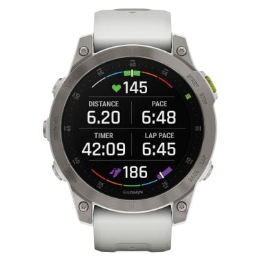 Garmin® epix™ (Gen 2) Sapphire Edition Smartwatch with 47-mm Band (White)