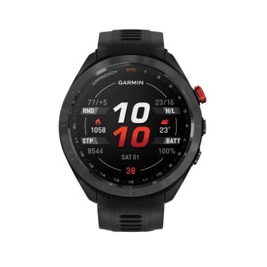 Garmin® Approach® S70 Golf Smartwatch with 47-mm Case, Black Ceramic Bezel, and Black Silicone Band