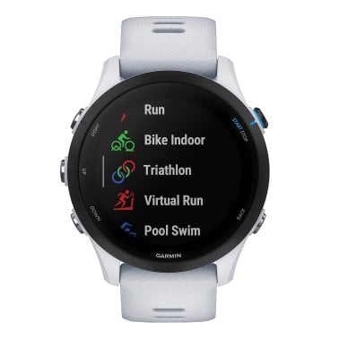 Garmin® Forerunner® 255 Music Running Smartwatch (Whitestone)