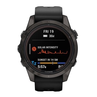 Garmin® fēnix® 7S Pro Sapphire Solar Edition Smartwatch (Carbon Gray)