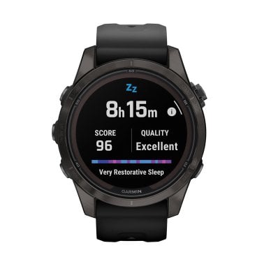 Garmin® fēnix® 7S Pro Sapphire Solar Edition Smartwatch (Carbon Gray)