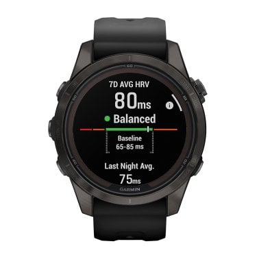 Garmin® fēnix® 7S Pro Sapphire Solar Edition Smartwatch (Carbon Gray)