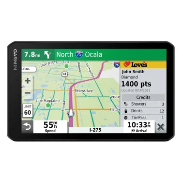 Garmin® dēzlCam™ OTR710 7-In. GPS Truck Navigator with Built-in Dash Cam