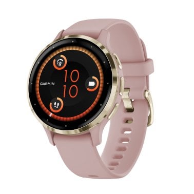 Garmin® Venu® 3S Fitness Smartwatch with Stainless Steel Bezel and Silicone (Dust Rose)