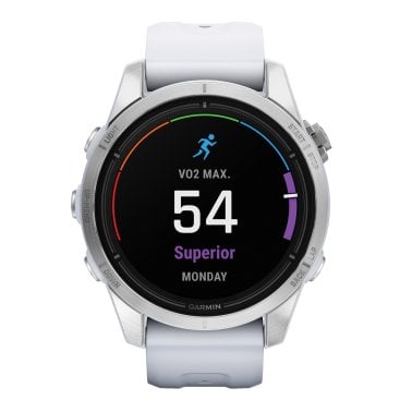 Garmin® epix™ Pro (Gen 2) Standard Edition Smartwatch with 42-mm Case, Silver Bezel with Whitestone Band